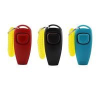 RANYAKE 3Piezas Clicker Perro Adiestramiento,Clicker Perros,Training Clickers con Correa de Muñeca,Silbato de Alta Frecuencia para Mascotas,para Gatos,Perros,Ovejas,Caballos