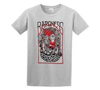 RAOAR Baroness T-Shirt Mens Gray Tees Unisex Shirt M