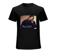 RAOAR Barry White Soul Seduction T-Shirt Mens Black Tees Unisex Shirt M