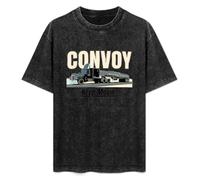 RAOAR Convoy Trucker Movie USA Kris Kristofferson 70s T-Shirt Mens Black Tees Unisex Shirt M