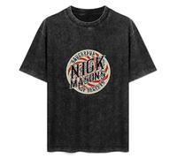 RAOAR Cult Nick Mason Saucerful of Secrets Faux T-Shirt Mens Black Tees Unisex Shirt M