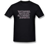 RAOAR Nathaniel Rateliff and The Night T-Shirt Mens Black Tees Unisex Shirt S