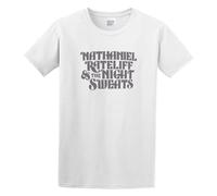RAOAR Nathaniel Rateliff and The Night T-Shirt Mens White Tees Unisex Shirt L