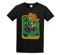 RAOAR Never Accept A Ride from Strangers T-Shirt Mens Black Tees Unisex Shirt M