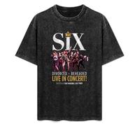 RAOAR Six The Musical T-Shirt Mens Black Tees Unisex Shirt S