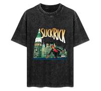 RAOAR Slick Rick The Great Adventures of Album Cover T-Shirt Mens Black Tees Unisex Shirt M