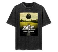 RAOAR Zardoz Sean Connery Movie Poster John Boorman T-Shirt Mens Black Tees Unisex Shirt S