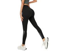 RAOKENSU Pantalones largos para correr para mujer, leggings de compresión push up, sexy, pantalones de yoga, cintura alta, ajustados, sin costuras, control de abdomen, pantalones de compresión, O