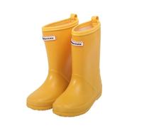 Raopuzi Botas de Agua NiñA Unisex Niño, Galochas Criança de Goma, Botas de Lluvia para Niñas, Rain Boots, Suave Botas Agua Barefoot, Calzado Zapatillas Impermeables Niño Color Sólido