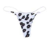 Raopuzi Braga Bikini Mujer Brasileño, Braguita String Tanga, Bragas Bikini Sexy Triángulo para Mujer, Braguitas con Moda Impreso, Parte de Abajo Bañadores Trajes de Baño de Playa Piscina
