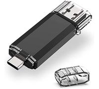 RAOYI 32GB Memoria Flash USB 3.0 Tipo C Dual OTG Flash Drive USB C Pendrive 32 GB Memory Stick para Smartphones USB-C, Tablets MacBook, Samsung Galaxy S9, LG G6, V30, Google Pixel XL