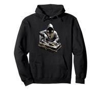 Rap Vinyl Vibes Hip Hop DJ Sudadera con Capucha