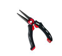 RAPALA Alicates RCD mag Spring Split Ring Pliers-Material Mordazas de Acero Inoxidable-Artículo de Pesca Mango Ergonómico Soft Grip-Estuche Incluido Pinza, Unisex-Adult, Negro/Rojo, 15 cm