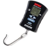 Rapala - Balanza Digital Compact Touch Screen 25 kg Scale - Artículo de Pesca para Pesar el Pescado - Peso MAX. 25 kg - Pantalla Fácil de Leer - Visualización kg o LB - 8 Grabaciones Posibles - Negro