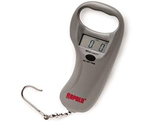 Rapala - Báscula digital Sportsman Digital Scale - Accesorios de pesca para pesar peces - Peso máximo 25 km - Pantalla fácil de leer - Pantalla kg y lb - Larga duración - Ganchos de acero inoxidable