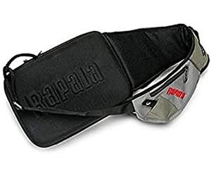 Rapala - Bolso de Bandolera Sling Bag - Bolsa Táctica de Pesca - Bolsa Pecho 2 Compartimentos Principales - Chest Bag con Varios Bolsillos - Bandolera Ajustable - 2 Cajas 3600 Incluidas - Verde/Negro