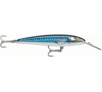 Rapala Count Down Magnum Elite - Señuelo de pececillo, cebo duro que se hunde, señuelo de arrastre de agua salada y agua dulce, 7 pulgadas, caballa plateada blindada