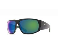 Rapala - Equipo de Pesca, Precision Agatti, Gafas de Sol Polarizadas, Protección 100% UVA-UVB, Montura Verde Mate y Negra, Fabricadas y Pintadas a Mano en Italia, Ámbar