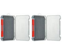 Rapala - Equipos de pesca - Tackle Tray 276 Open Foam - Caja de equipo pesado - Tamaño 27,6 x 18 x 4,3 cm - Made in Finland (Paquete de 2)
