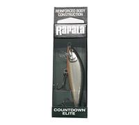 Rapala - Esca da Pesca Artificiale Spinning Countdown Elite - Balsa - Pesca in Acqua Dolce Affondante - Profondità di Nuoto 1,2m - 7,5cm / 10g - Prodotta in Estonia -ilded Silver Shad