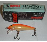 Rapala F05GRF 2" Minnow Flotante 2 No 10 Anzuelos Triple - Oro Fred
