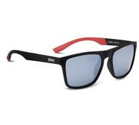 Rapala - Gafas de Sol polarizadas Modernas y urbanas UVG-301A, Lentes Azul grisáceo, Montura Negra Mate y Azul, Equipo de Pesca, protección UV, Comodidad óptima