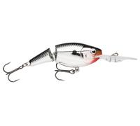 Rapala RA5808316 Esencial Jointed Shad Rap, tamaño: 5 cm/8 g, señuelo de Agua Dulce suspendido, Profundidad de natación: 1,8-3,9 m, Aparejo de Pesca de plástico, Cromado CH, 40 mm (5 gr), 8.0 gr