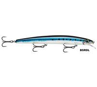 Rapala Bx Brat-Material Cuerpo de Balsa-Señuelo Pesca en Agua Dulce-Profundidad de Nado 0,9m-5cm/10g-Hecho en Estonia-Blue Ghost, Unisex-Adult, Live Sardine, 17 cm / 28 g
