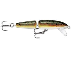 Rapala - Señuelo de Pesca articulado clásico, tamaño: 7 cm/4 g, señuelo Flotante de Agua Dulce, Profundidad de nado: 1,2-1,8 m, Aparejo de Pesca de Madera de balsa, Trucha marrón TR