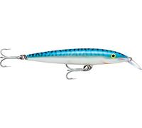 Rapala - Señuelo de Pesca Floating Magnum - Material de Pesca con Cuerpo de Balsa - Señuelo Pesca de Agua Dulce - Profundidad de Nado 2,7-3,3m - 11cm/15g - Hecho en Estonia - Silver Mackerel