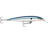 Rapala - Señuelo de Pesca Floating Magnum - Material de Pesca con Cuerpo de Balsa - Señuelo Pesca de Agua Dulce - Profundidad de Nado 2,7-3,3m - 14cm/22g - Hecho en Estonia - Silver Blue