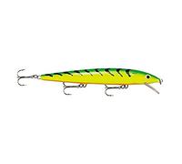 Rapala - Señuelo de Pesca Husky Jerk - Material de Pesca con Cuerpo de Densidad Neutra - Señuelo Pesca de Agua Dulce - Profundidad de Nado 1,2-2,4m - 12cm/13g - Hecho en Estonia - Firetiger