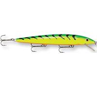 Rapala - Señuelo de Pesca Husky Jerk - Material de Pesca con Cuerpo de Densidad Neutra - Señuelo Pesca de Agua Dulce - Profundidad de Nado 1,2-2,4m - 10cm/10g - Hecho en Estonia - Firetiger
