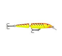 Rapala - Señuelo de Pesca Jointed - Material de Pesca con Cuerpo de Balsa - Señuelo Pesca de Agua Dulce - Profundidad de Nado 1,2-4,2m - 13cm/18g - Hecho en Estonia - Hot Tiger