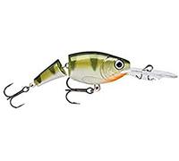 Rapala - Señuelo de Pesca Jointed Shad Rap - Material de Pesca con Cuerpo Ligero y Resistente - Señuelo Pesca de Agua Dulce - Profundidad de Nado 2,1-4,5m - 9cm/25g - Hecho en Estonia - Yellow Perch