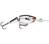 RAPALA Jointed Shad Rap-Material Cuerpo Ligero y Resistente-Señuelo Pesca de Agua Dulce, Unisex-Adult, Chrome, 9cm/25g