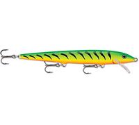 Rapala - Señuelo de Pesca Original Floater - Material de Pesca con Cuerpo de Balsa - Señuelo Pesca de Agua Dulce - Profundidad de Nado 1,2-1,8m - 11cm/6g - Hecho en Estonia - Firetiger