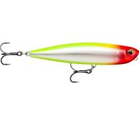 Rapala - Señuelo de Pesca Precision Xtreme Pencil, tamaño: 10,7 cm/21 g, señuelo Flotante de mar, Profundidad de nado: Superficie, Aparejo de Pesca de plástico, Clown CLN