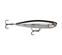 Rapala - Señuelo de Pesca Precision Xtreme Pencil, tamaño: 8,7 cm/12 g, señuelo Flotante para mar, Profundidad de natación: Superficie, Aparejo de Pesca de plástico, Plateado S
