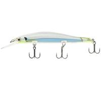 Rapala - Señuelo de Pesca Ripstop Deep - Material de Pesca En Profundidad con 2 Baberos - Señuelo Pesca de Agua Dulce - Profundidad de Nado 2,4-2,9m - 12cm/15g - Hecho en Estonia - Albino Shiner