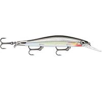 Rapala - Señuelo de Pesca Ripstop Deep - Material de Pesca En Profundidad con 2 Baberos - Señuelo Pesca de Agua Dulce - Profundidad de Nado 2,4-2,9m - 12cm/15g - Hecho en Estonia - Silver