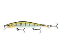Rapala - Señuelo de Pesca Ripstop - Material de Pesca con 2 Baberos - Señuelo Pesca de Agua Dulce - Profundidad de Nado 1,3-1,6m - 12cm/14g - Hecho en Estonia - Yellow Perch