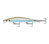 Rapala - Señuelo de Pesca Ripstop - Material de Pesca con 2 Baberos - Señuelo Pesca de Agua Dulce - Profundidad de Nado 1,3-1,6m - 12cm/14g - Hecho en Estonia - Moss Back Shiner
