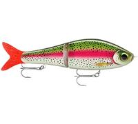 Rapala - Señuelo de Pesca Super Shadow Rap Glide, tamaño: 11 cm/45 g, se Hunde en Agua Dulce, Profundidad Variable, Aparejo de Pesca de plástico, Trucha arcoíris Viva, Lista para Pescar.