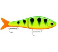 Rapala - Señuelo de Pesca Super Shadow Rap Glide, tamaño: 16 cm/86 g, señuelo de Agua Dulce Que se Hunde, Profundidad de nado Variable, Aparejo de Pesca de plástico, Fire Tiger FT