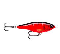Rapala - Señuelo de Pesca Twitchin' Rap - Material de Pesca con Cuerpo de Abachi - Señuelo Pesca de Agua Dulce - Profundidad de Nado 0,6-1,5m - 12cm/53g - Hecho en Estonia - Classic Red&Black
