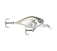 Rapala - Señuelo de Pesca X-Light Crank Mid Runner, tamaño: 3,5 cm/4 g, señuelo Flotante de Agua Dulce, Profundidad de nado: 1,8-2,1 m, construcción de plástico, Ghost Shiner GHSH