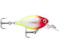 Rapala - Señuelo de Pesca X-Light Crank Mid Runner, tamaño: 3,5 cm/4 g, señuelo Flotante de Agua Dulce, Profundidad de nado: 1,8-2,1 m, Aparejo de Pesca de plástico, Clown CLN