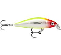 Rapala - Señuelo de Pesca X-Light Minnow, tamaño: 5 cm/4 g, señuelo de Agua Dulce Que se Hunde, Profundidad de nado: 0,6-0,9 m, Aparejo de Pesca de plástico, Clown CLN