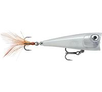 Rapala - Señuelo de Pesca X-Light Pop, 4 cm/4,5 g, Flotante, para Agua Dulce, Profundidad de nado: Superficie, Aparejo de Pesca de plástico, Color Blanco Perla PW